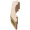 Ekena Millwork 3-inch W x 6-inch D x 10-inch H Aspen Rough Cedar Woodgrain TimberThane Knee Brace, Primed BRCUR03X06X10ASPRCPR - alternate 5
